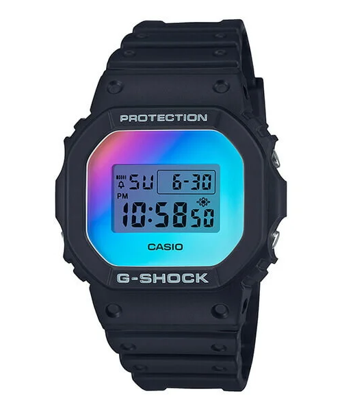 นาฬิกา Casio G-Shock Special color Shades of Rainbow series รุ่น DW-5600SR-1 ของแท้ รับประกัน1ปี