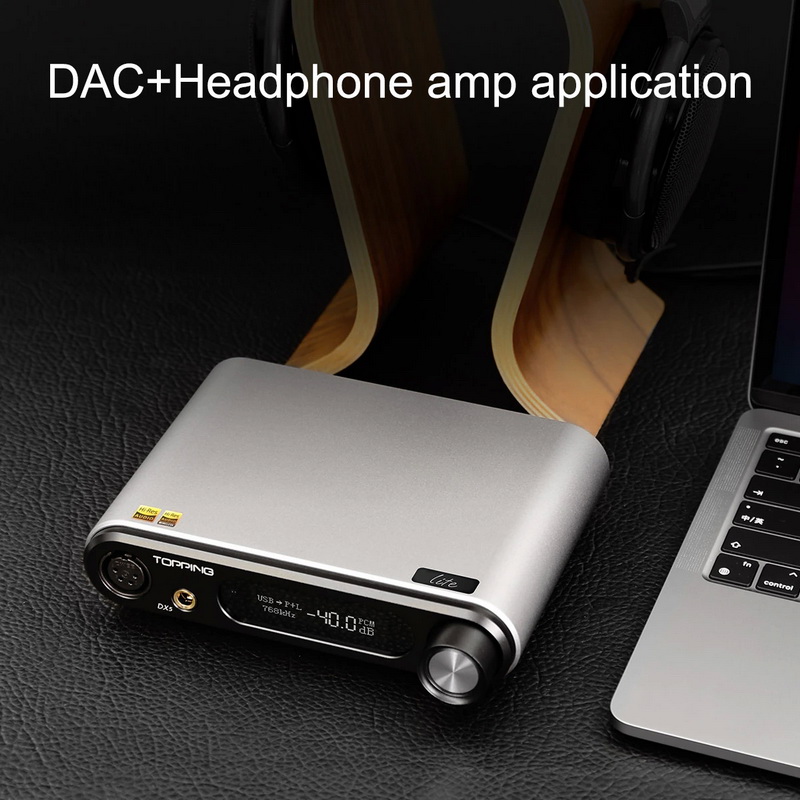 Topping DX5 Lite NFCA DAC/AMP ตั้งโต๊ะ รองรับ Dual Hi-Res ประกันศูนย์ไทย