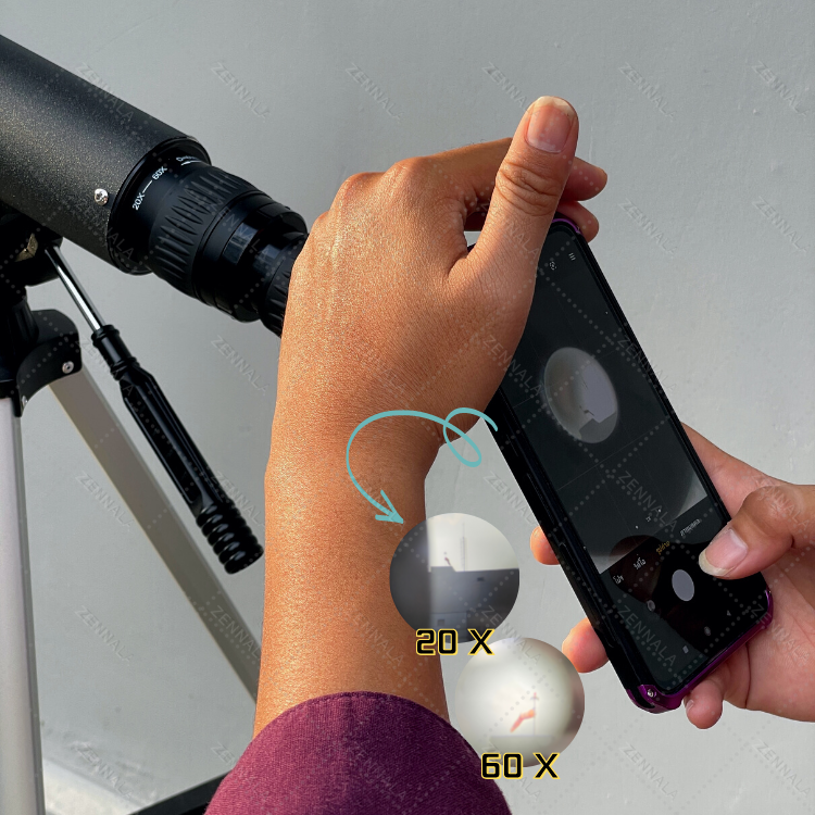 กล้องส่องทางไกล ดูนก ส่องสัตว์ Jiehe 20-60X60