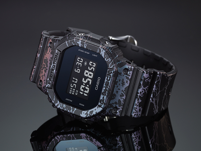 นาฬิกา คาสิโอ Casio G-Shock Limited Polarized Mable series รุ่น DW-5600PM-1 (Japan กล่องหนังญี่ปุ่น)