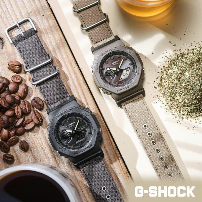 นาฬิกา Casio G-Shock Special Color TRUECOTTON Cloth Band series รุ่น GA-B2100CT-1A5 ของแท้ รับประกัน1ปี