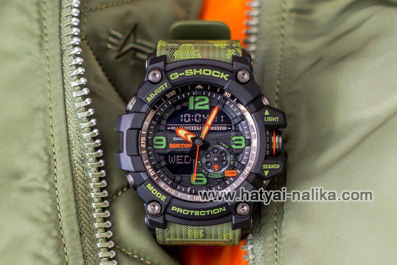 นาฬิกา Casio G-SHOCK x BURTON Mudmaster GG-1000BTN รุ่น GG-1000BTN-1A ของแท้ รับประกัน1ปี