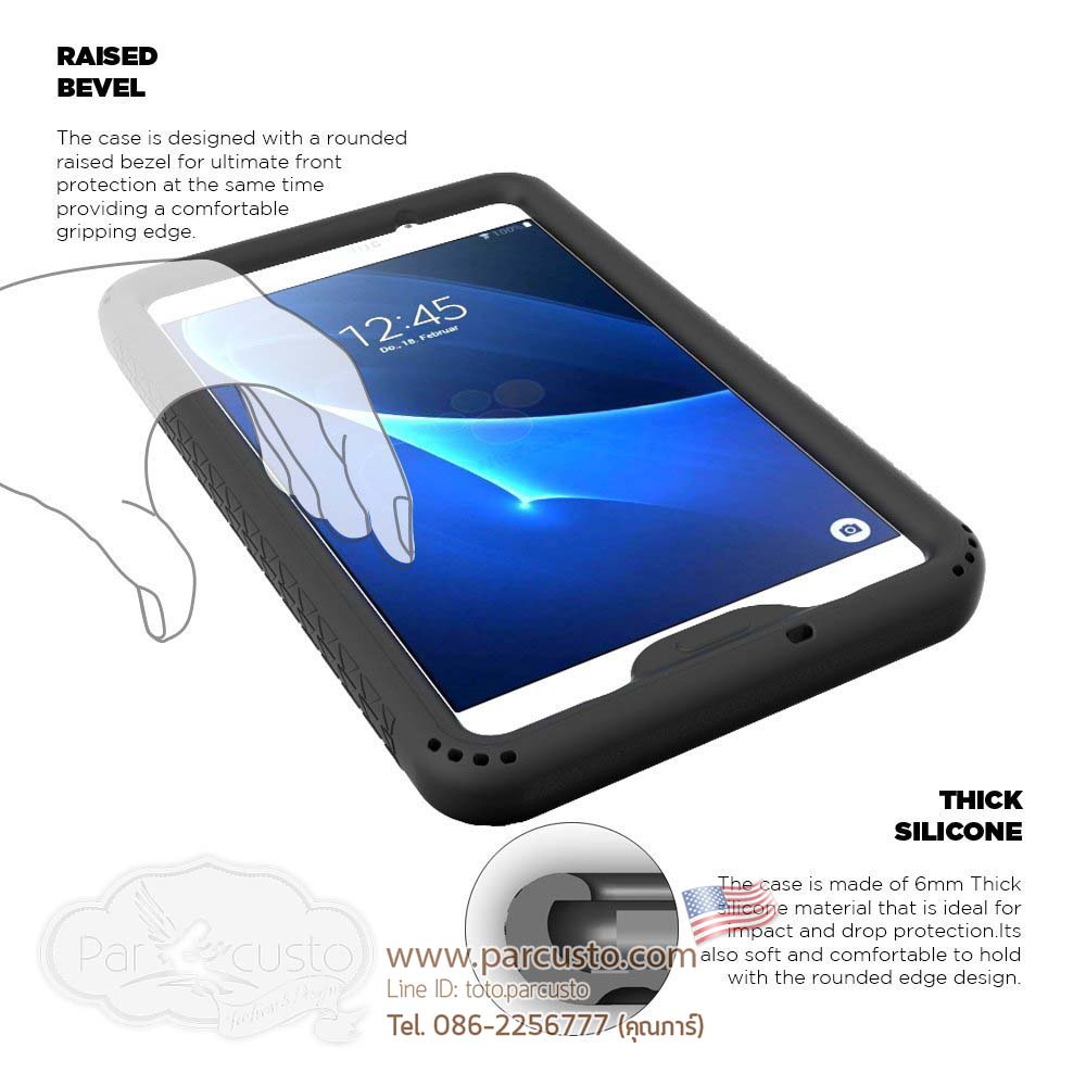 เคสกันกระแทก Samsung Galaxy Tab A 7.0 2016[TurtleSkin Series] จาก Poetic [Pre-order USA]