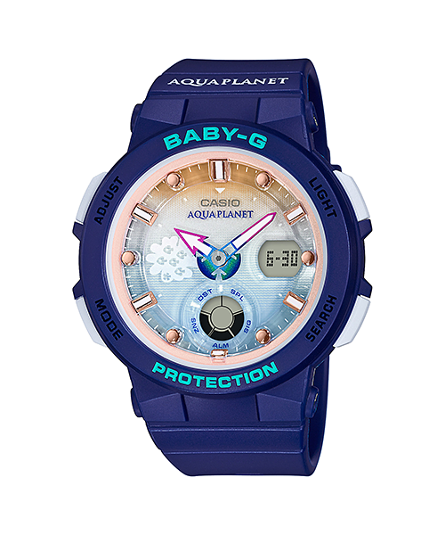 นาฬิกา Casio Baby-G Limited Love the sea and The Earth 2018 รุ่น BGA-250AP-2A ของแท้ รับประกัน1ปี