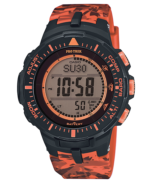 นาฬิกา คาสิโอ Casio PRO TREK รุ่น PRG-300CM-4 ลายพรางส้ม