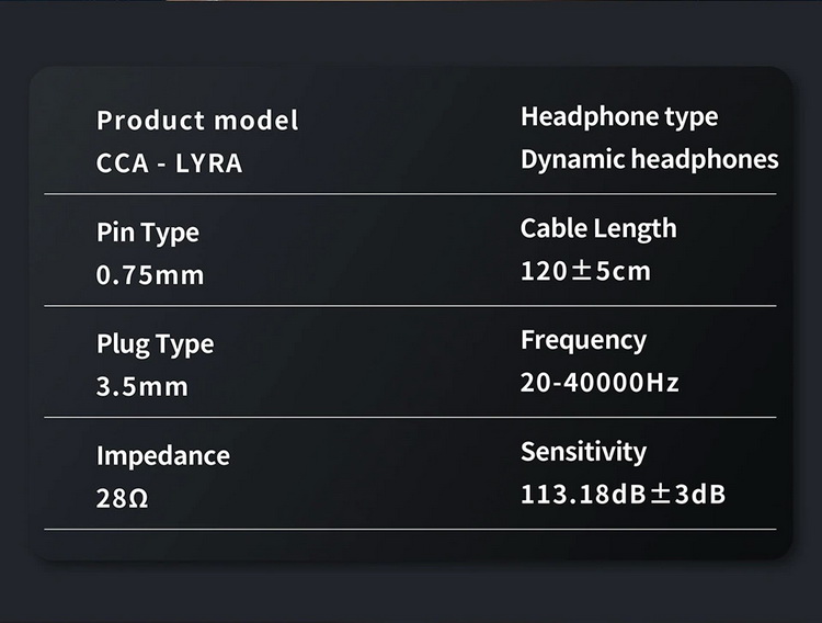 ขาย CCA LYRA หูฟัง IEM ไดรเวอร์ Dynamic เสียงดี ประกันศูนย์ไทย