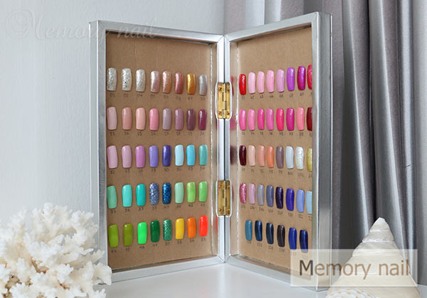 กล่องตัวอย่างสีเจล,กล่องตัวอย่างสี
