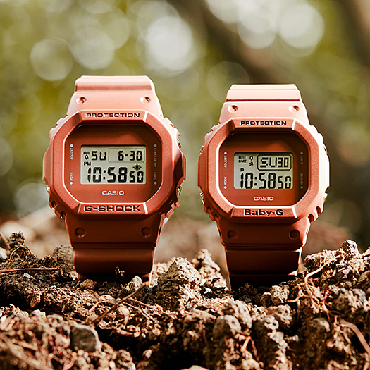 นาฬิกา Casio G-SHOCK Special Color EARTH TONE series รุ่น DW-5600ET-5 (สี Red Brown) ของแท้ รับประกัน1ปี