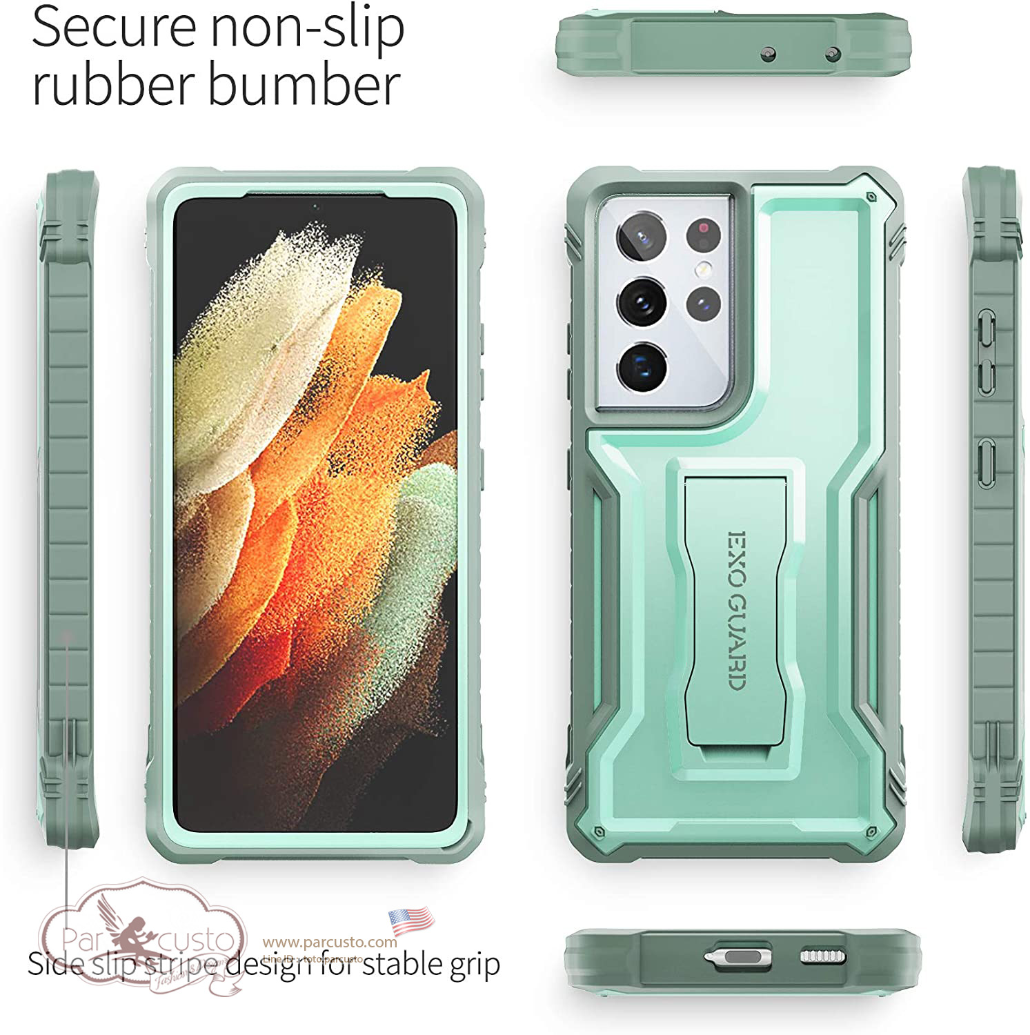 เคสกันกระแทก Samsung Galaxy S21 Ultra 5G จาก ExoGuard [Pre-order USA]