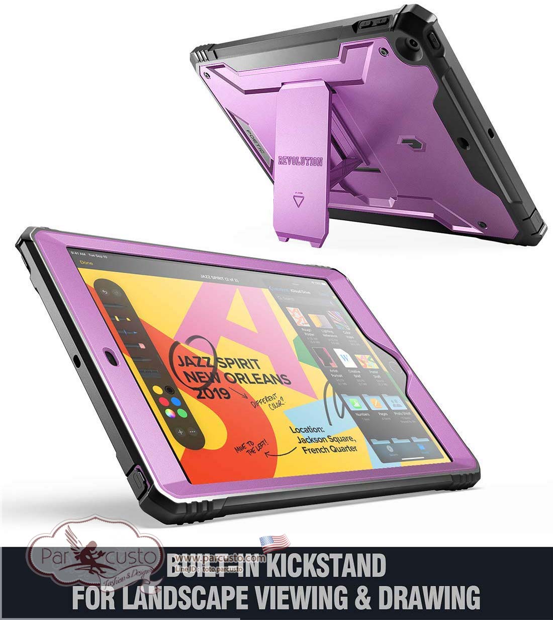 เคสกันกระแทก Apple iPad 10.2 2019 (iPad 7th) [Revolution] จาก POETIC [Pre-order USA]