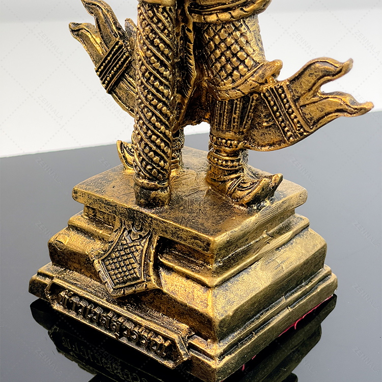 ท้าวเวสสุวรรณ นิลพลอย ขัดทอง 2 หน้า