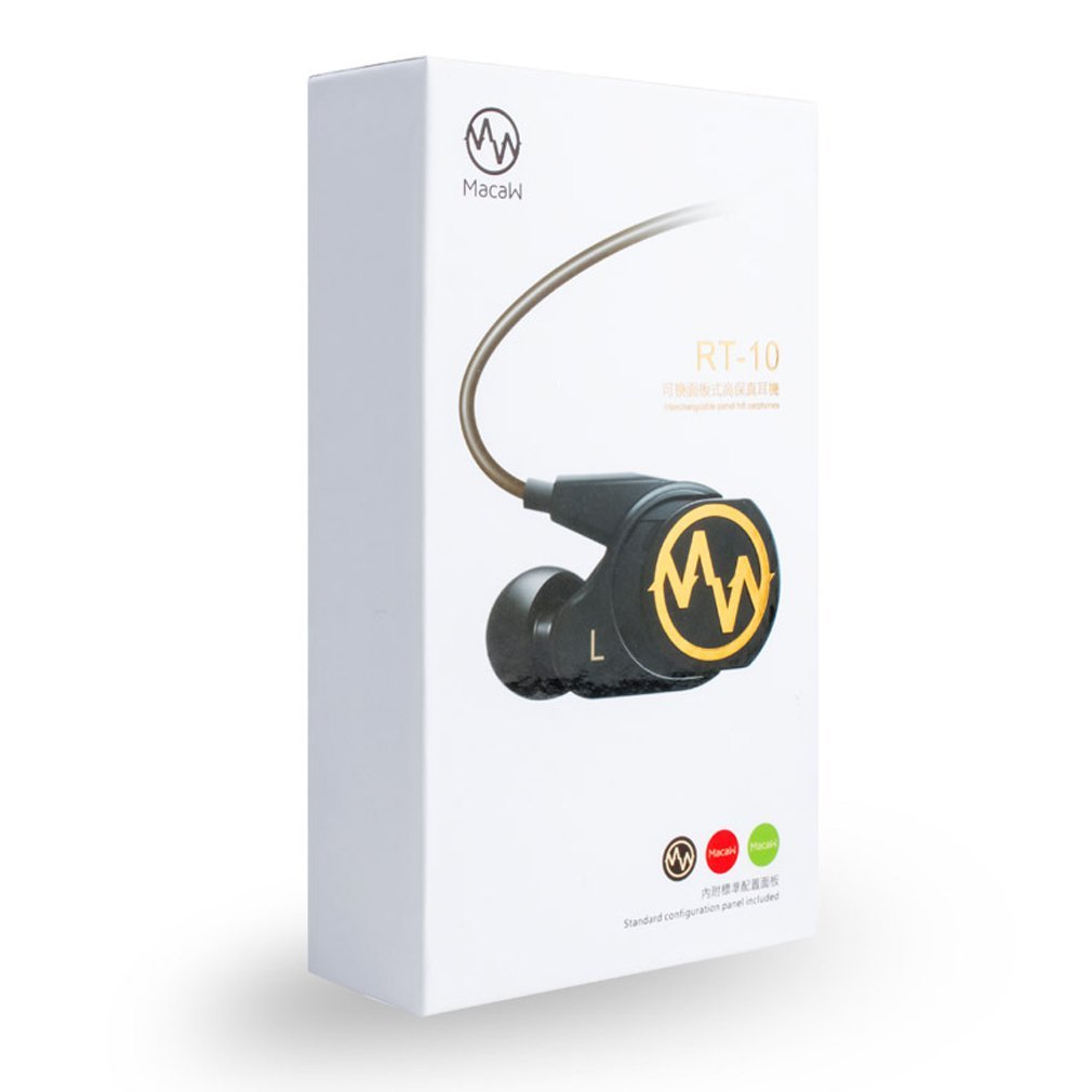 ขาย Macaw RT-10 หูฟัง HiFi ดีไซน์หรู เบสโดดเด่น เปลี่ยนสีบอดี้หูฟังได้