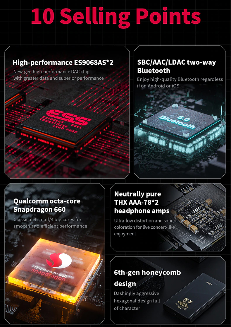 FiiO M11 PLUS ESS ชิป ES9068AS สุดยอด DAP แห่งยุครองรับ MQA ประกันศูนย์ไทย