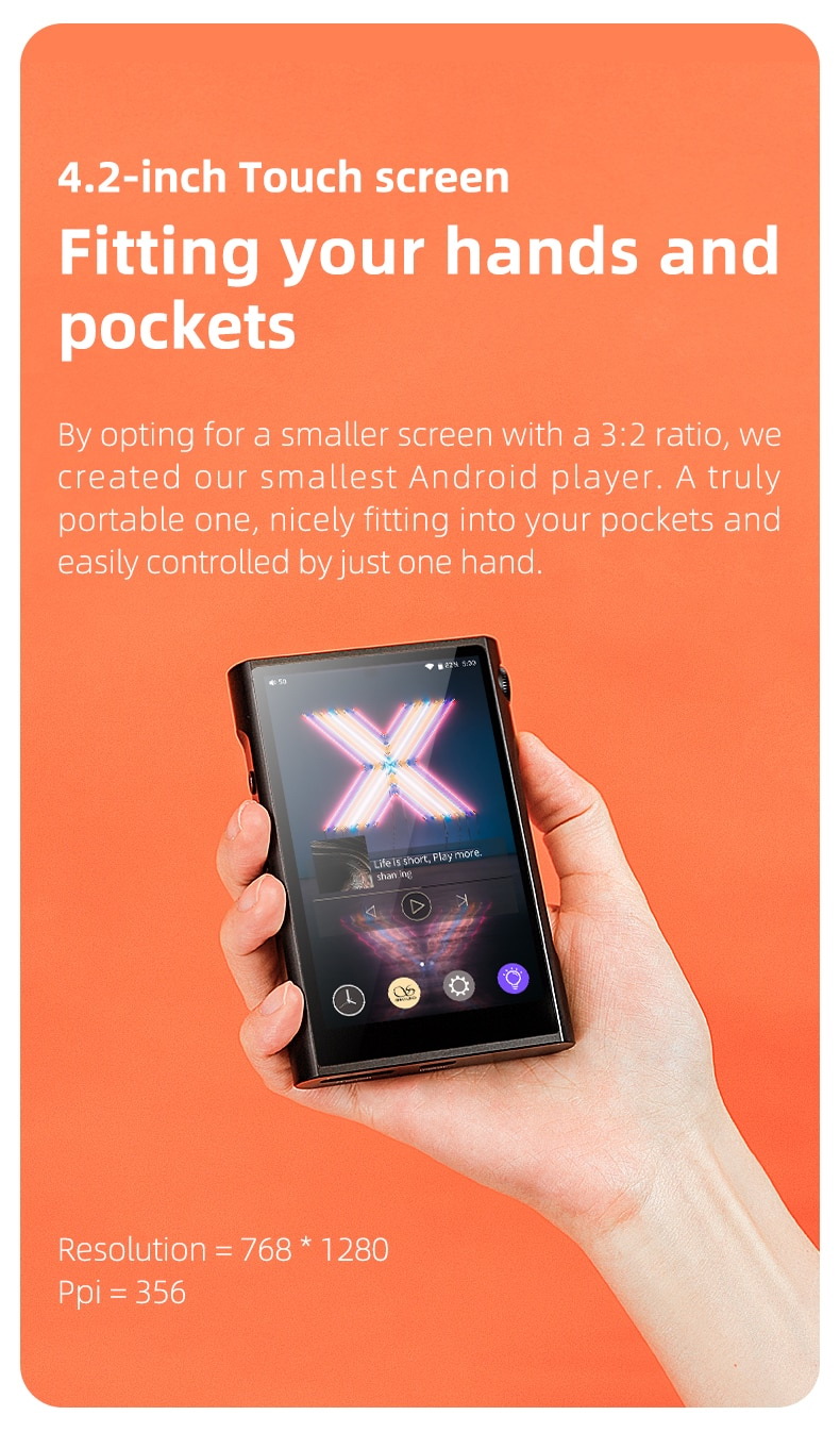 ขาย Shanling M3X Dap พกพาระบบ Android รุ่นล่าสุดรองรับ MQA