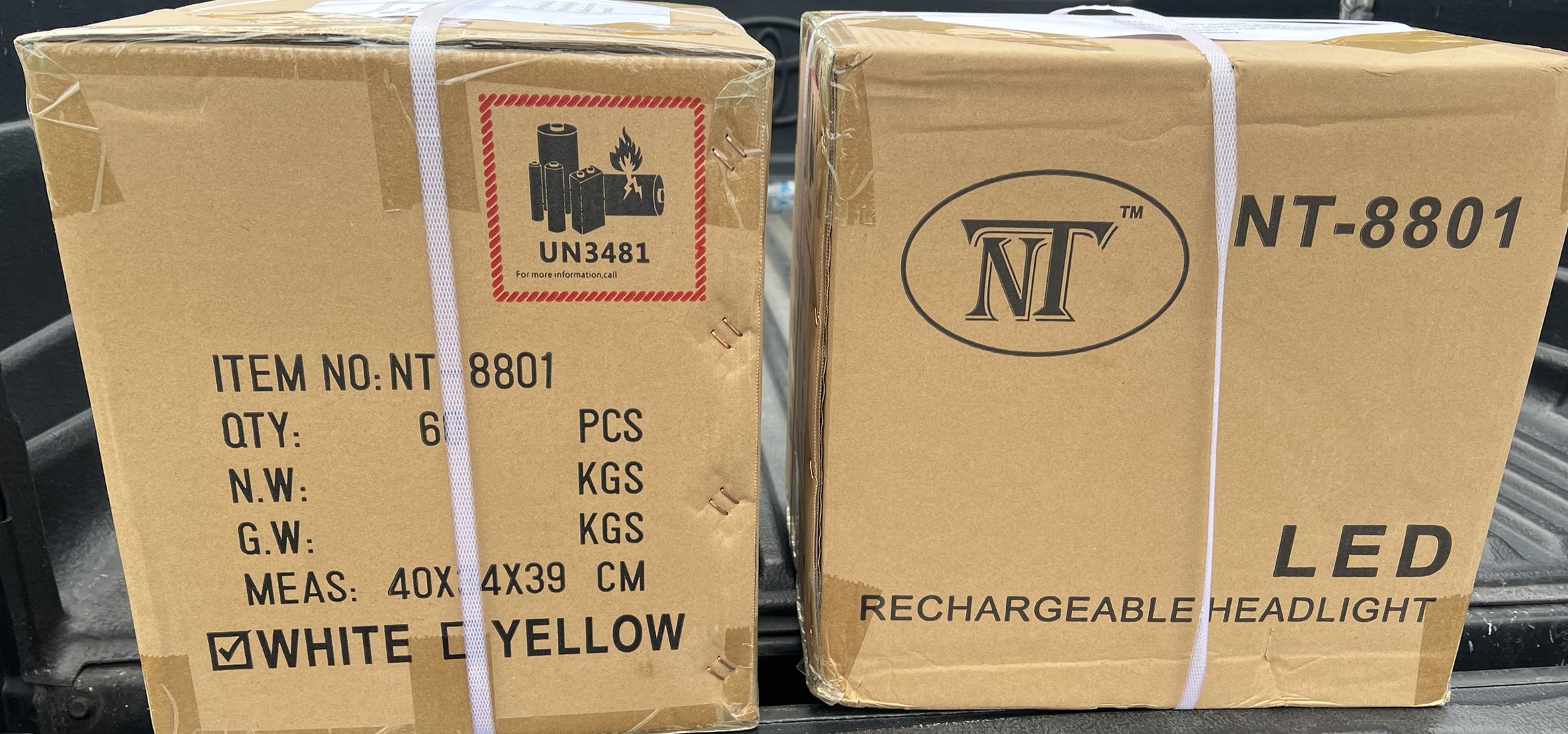 ไฟฉายคาดหัว NT8801 ตัวโลหะมี2สี แบตลิเธียม