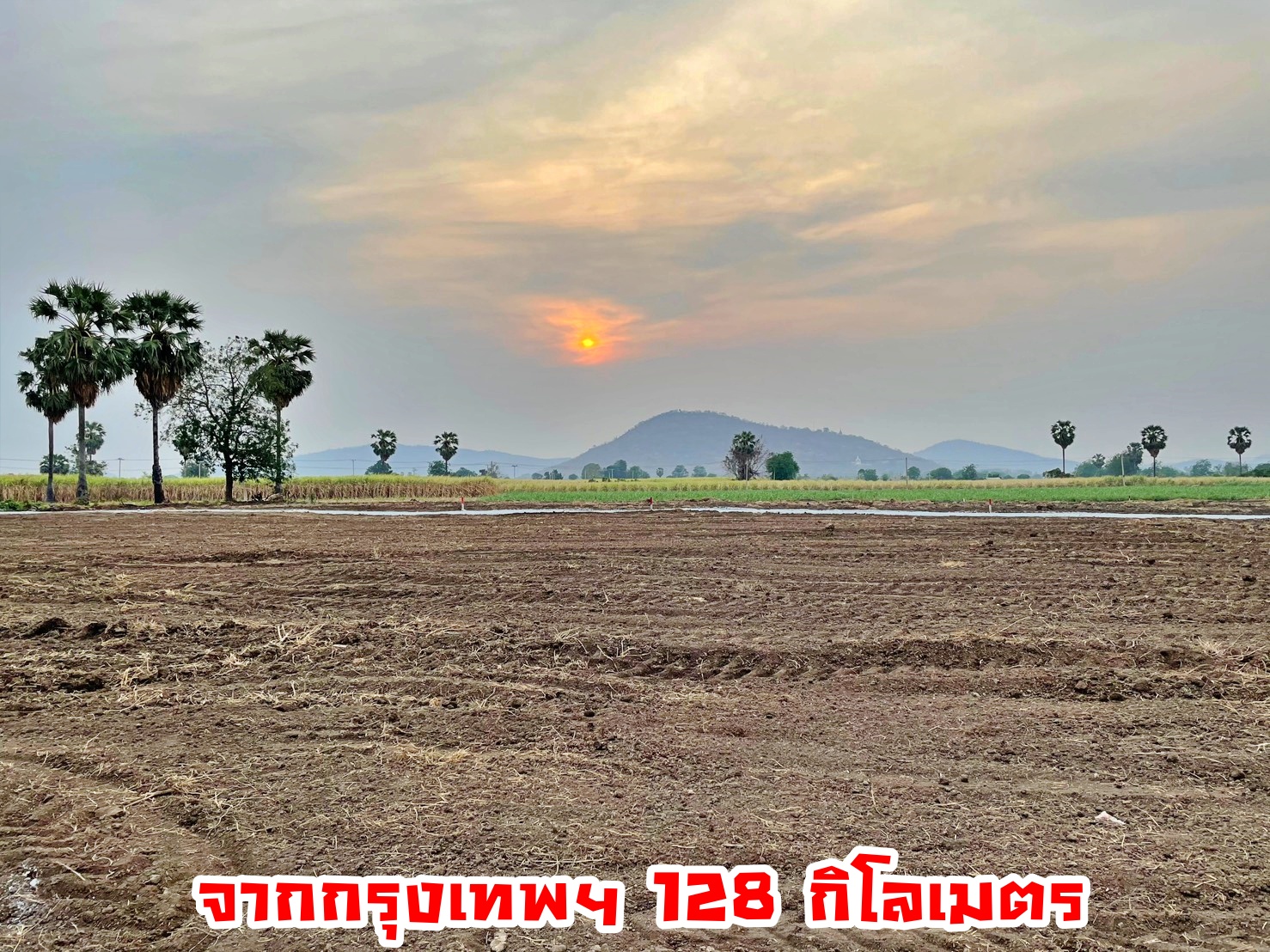 💰ขายแล้ว💰ขายที่ดินแปลงสวย วิวภูเขา เมืองทราวดี อ.อู่ทอง จ.สุพรรณบุรี เนื้อที่ 9ไร่ ไร่ละ 320,000 บ. {ขายยกแปลง}ที่สวย บรรยากาศดี วิวทิวทัศน์สวยงาม ⚜ติดถนนทางสาธารณะ กว้าง 7 เมตร สาธารณูปโภคครบครัน อยู่ใกล้แหล่งชุมชน