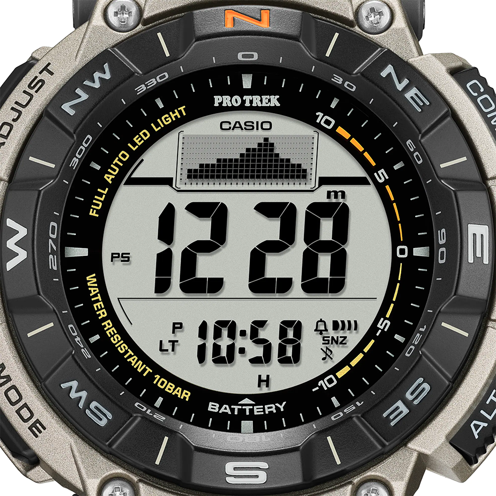 นาฬิกา คาสิโอ Casio PRO TREK PRG-340 Series รุ่น PRG-340T-7 ของแท้ รับประกัน1ปี