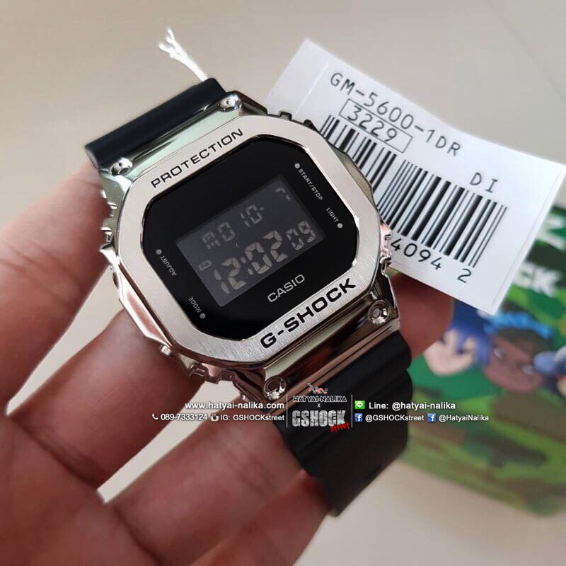 นาฬิกา Casio G-Shock Standard Digital GM-5600 series รุ่น GM-5600-1 ของแท้ รับประกัน1ปี