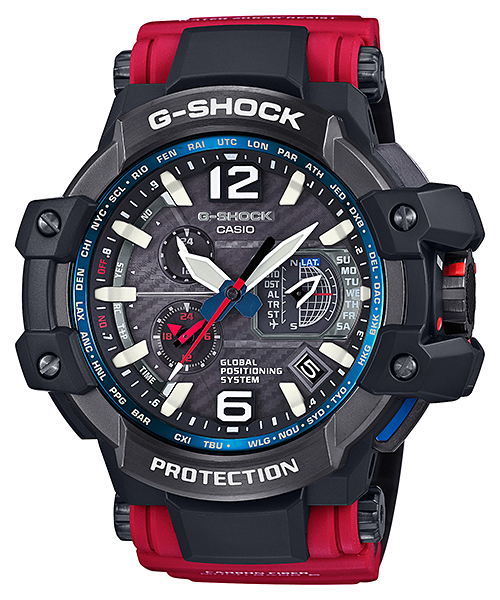 นาฬิกา Casio G-SHOCK นักบิน Limited GRAVITYMASTER GPS Hybrid Wave Captor Rescue Red series รุ่น GPW-1000RD-4AJF ของแท้ รับประกัน1ปี (นำเข้า Japan)
