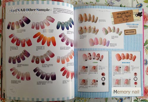 หนังสือลายเล็บ,หนังสือลายเพ้นท์เล็บ