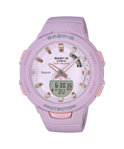 นาฬิกา Casio Baby-G G-SQUAD BSA-B100 series รุ่น BSA-B100-4A2 ของแท้ รับประกัน1ปี
