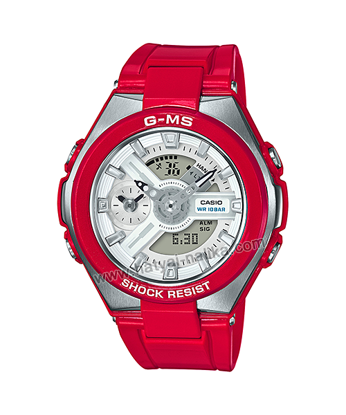 นาฬิกา Casio Baby-G G-MS Limited "G-Steel Lady" MSG-400 series รุ่น MSG-400-4A สีแดง (ไม่วางขายในไทย) ของแท้ รับประกัน1ปี