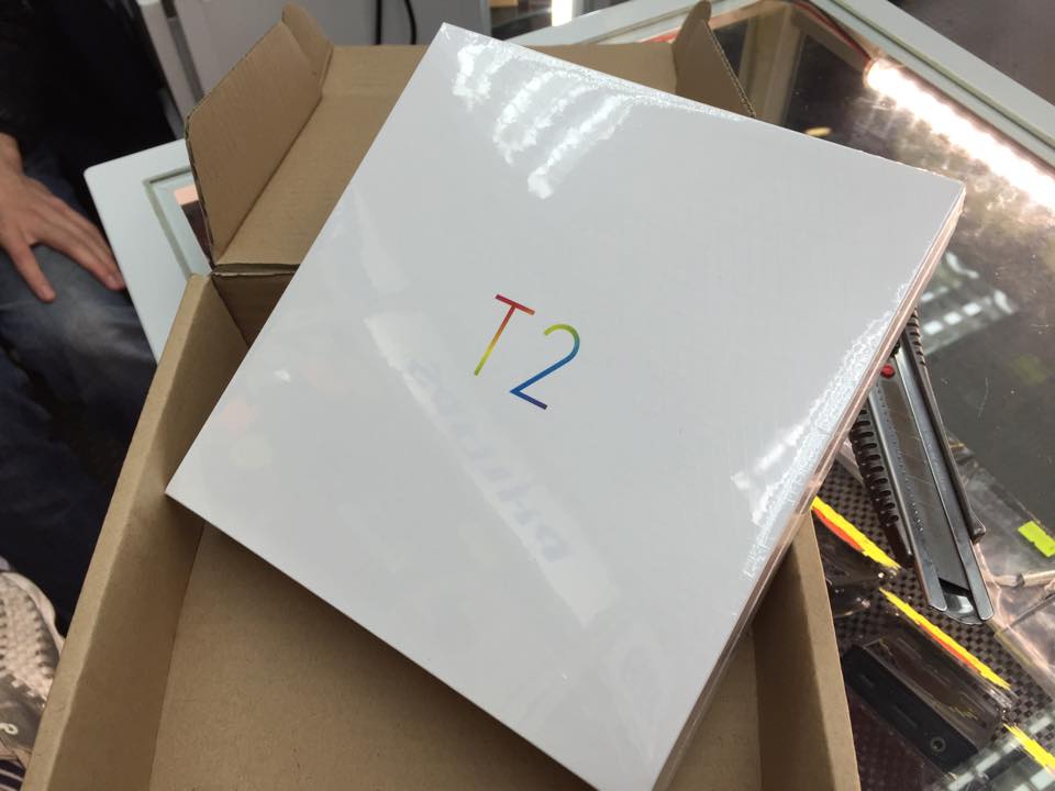 ขาย หูฟัง TTPOD T2 สีน้ำเงินใส สุดยอดหูฟังระดับเทพ 3 driver Hybrid (2BA 1 Dynamic) เสียงดี สายถักไม่พันกัน