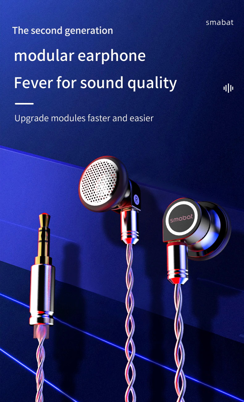 ขาย SMABAT M2S PRO หูฟังเอียบัด พร้อมลูกเล่นถอดอัพเกรด Driver ได้ไม่ต้องบัดกรี