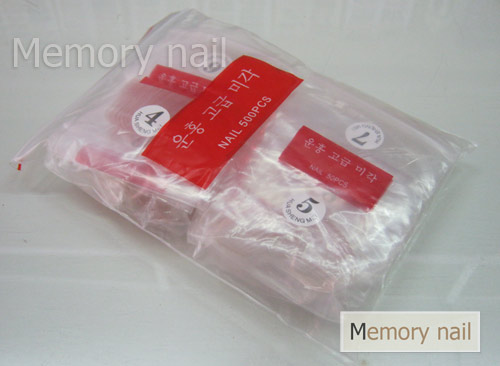 เล็บ PVC เต็มเล็บ สีใส แบบถุง,เล็บปลอม,เล็บPVC,เล็บสีใส