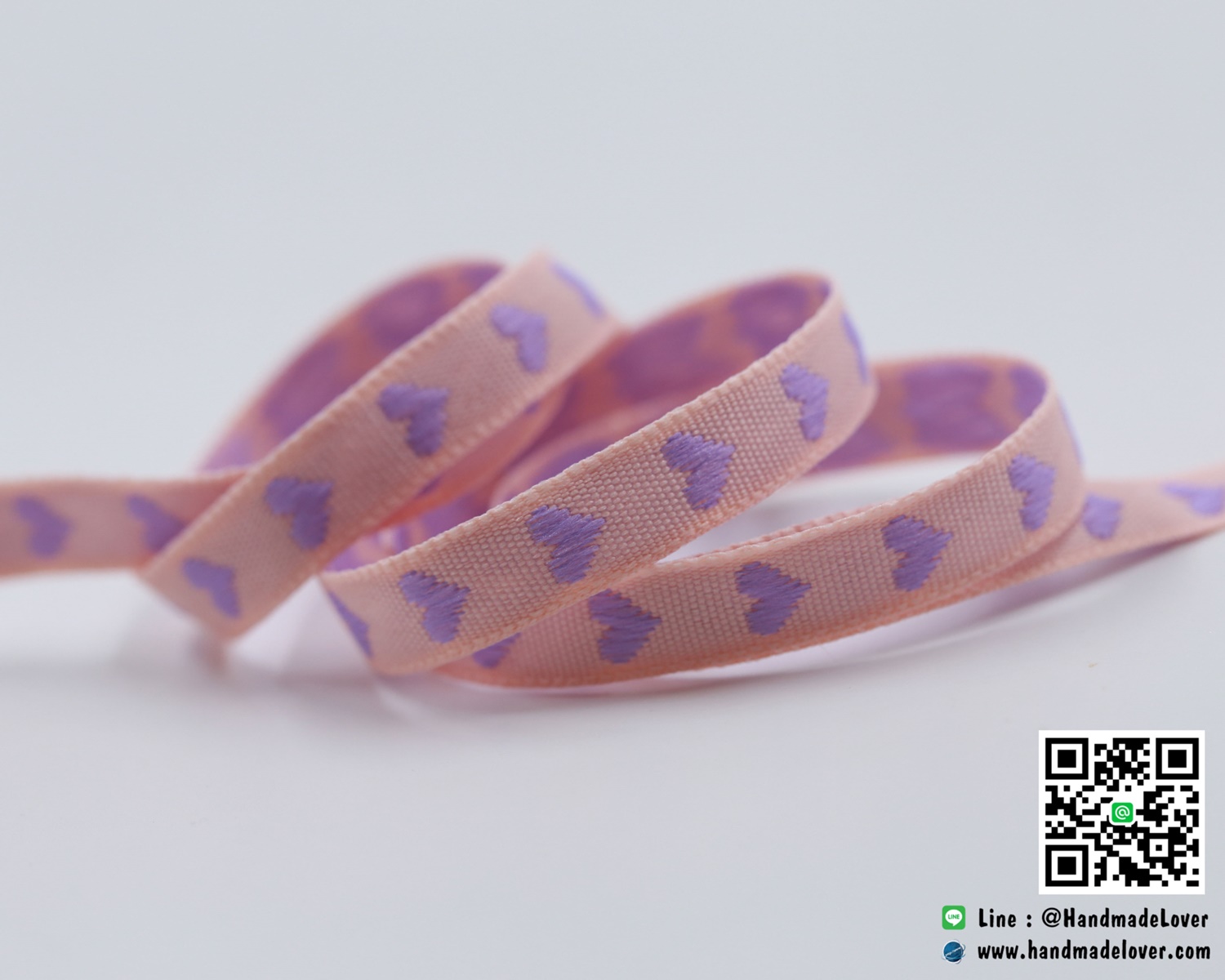 ริบบิ้นผ้า ขนาด กว้าง 9 mm