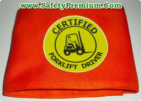 ปลอกแขน SAFETY สกรีนเฟล็กส์ (Image Flex หรือ flex sticker )