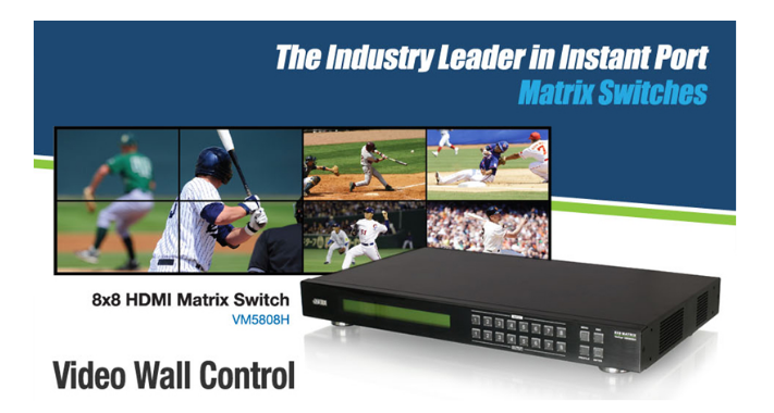 Aten VM5808HA 8X8 HDMI VIDEO WALL MATRIX SWITCH WITH SCALER