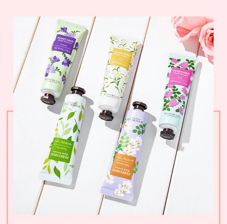 M'AYCREATE ขายดีสุด ครีมทามือ ครีมบำรุงมือ ออร์แกนิค สกัดจากธรรมชาติ กลิ่นหอม พกง่าย ใช้สะดวก โลชั่นทามือ แฮนด์ครีม hand cream