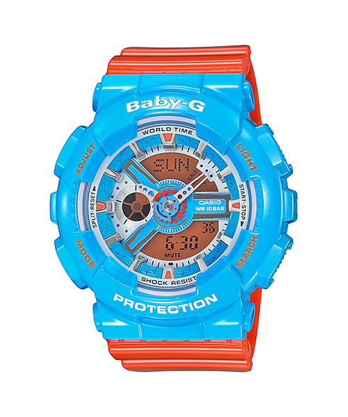 นาฬิกา Casio Baby-G Standard ANALOG-DIGITAL Neo Color series รุ่น BA-110NC-2A ของแท้ รับประกัน1ปี