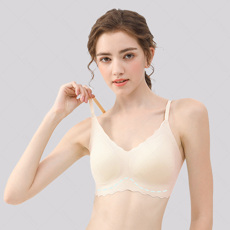 เสื้อชั้นใน บราไร้โครง รุ่น soft cloud เส้นใยผ้า lycra