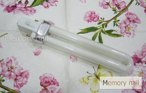 หลอดไฟ UV ขนาด 9 วัตร์ สำหรับเครื่องอบเจล UV
