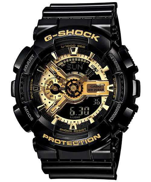 นาฬิกา คาสิโอ Casio G-Shock Limited model GB Series รุ่น GA-110GB-1A ดำ-ทอง ยอดฮิต ของแท้ รับประกัน1ปี