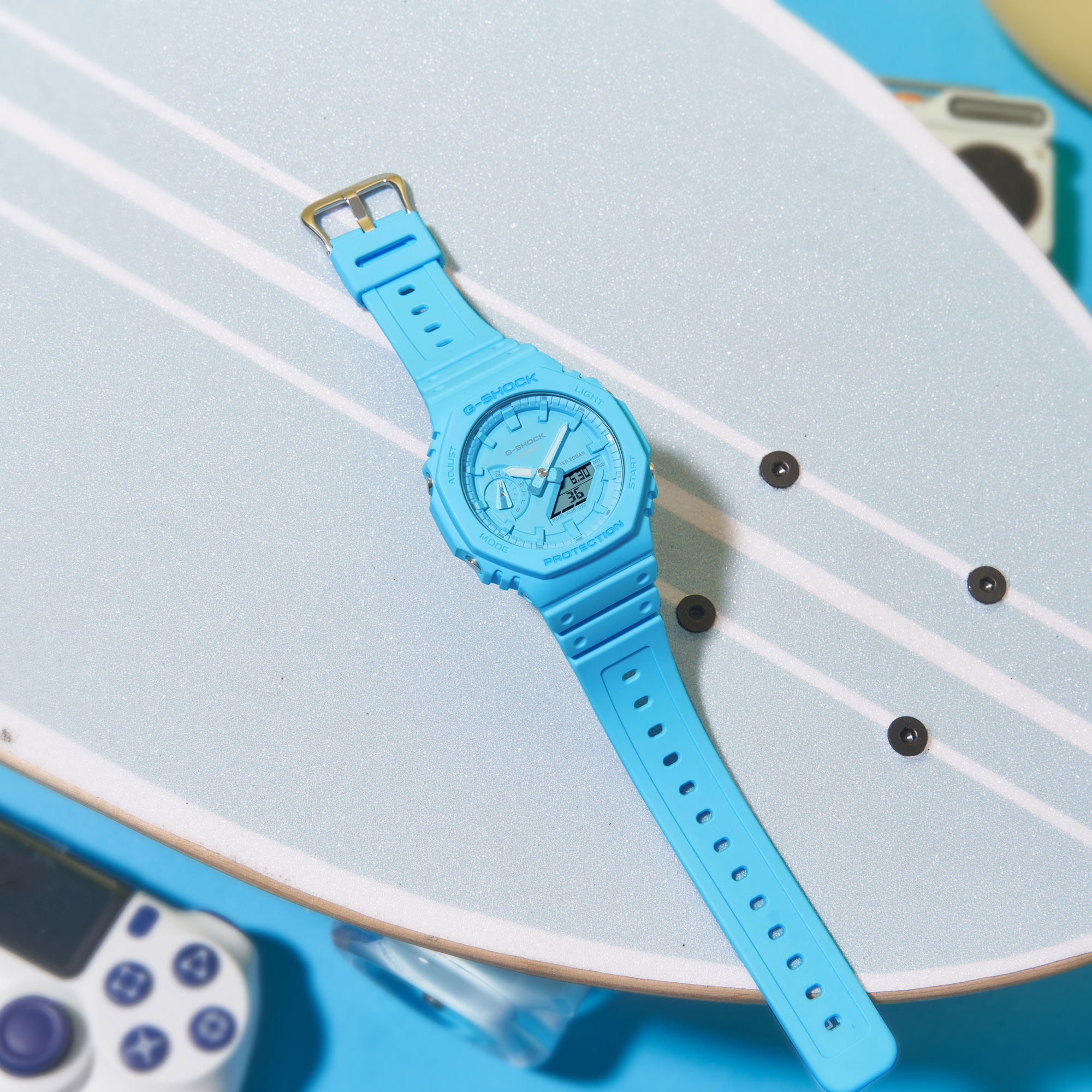 นาฬิกา Casio G-Shock ANALOG-DIGITAL รุ่น GA-2100-2A2 ของแท้ รับประกัน1ปี