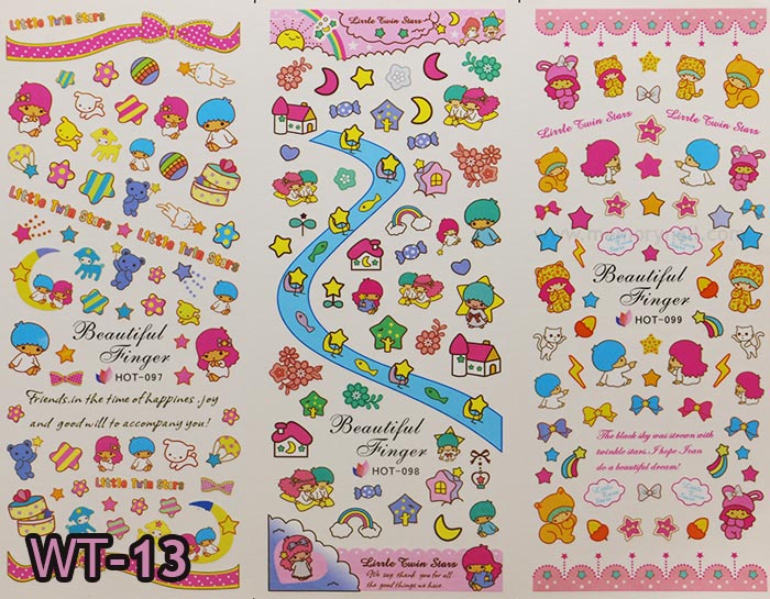 สติ๊กเกอร์ติดเล็บ ลอกลายน้ำ