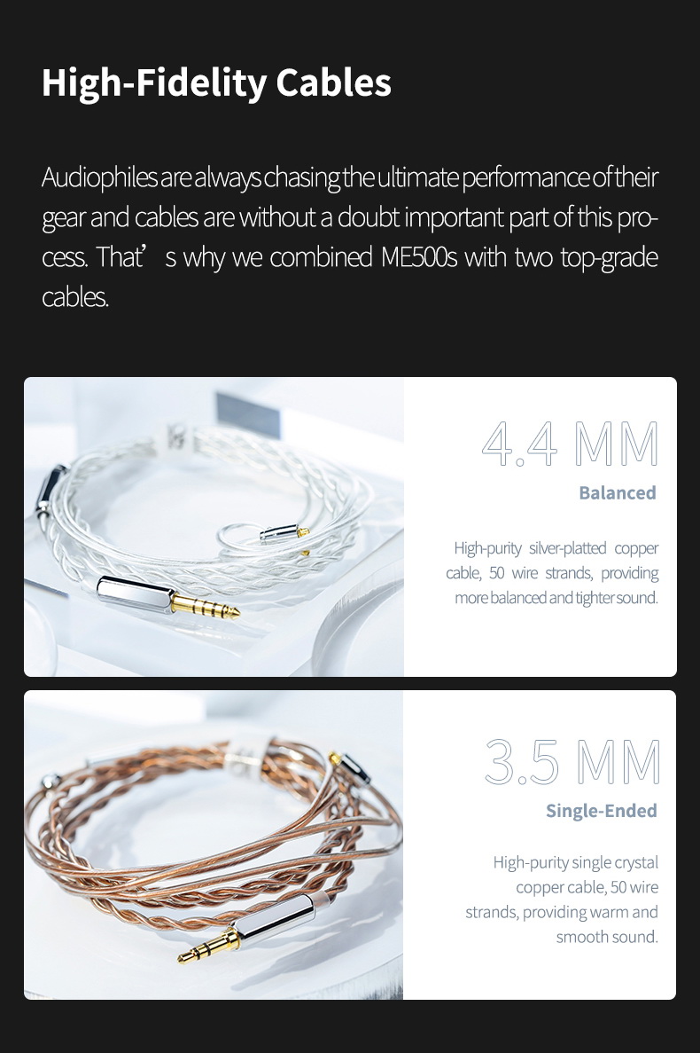 ขาย Shanling ME500S หูฟัง Hybrid 3 ไดรเวอร์ 2BA+1DD ประกันศูนย์ไทย