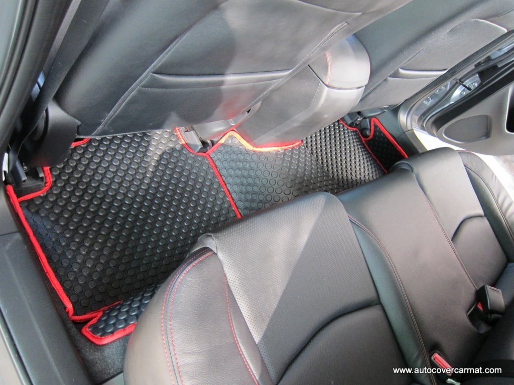 พรมปูพื้นรถยนต์ พรมกระดุม รถ MAZDA 3 Skyactiv 4-5 Door ปี 2014-2019 ชุดภายในห้องโดยสาร จำนวน 14 ชิ้น