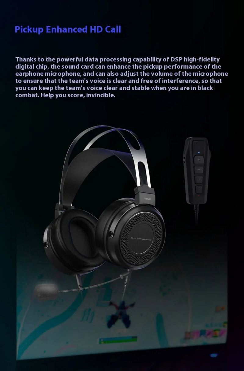 Simgot GEW1 การ์ดเสียง USB ภายนอกพกพารองรับ 7.1 เสียงรอบทิศทาง ประกันศูนย์ไทย