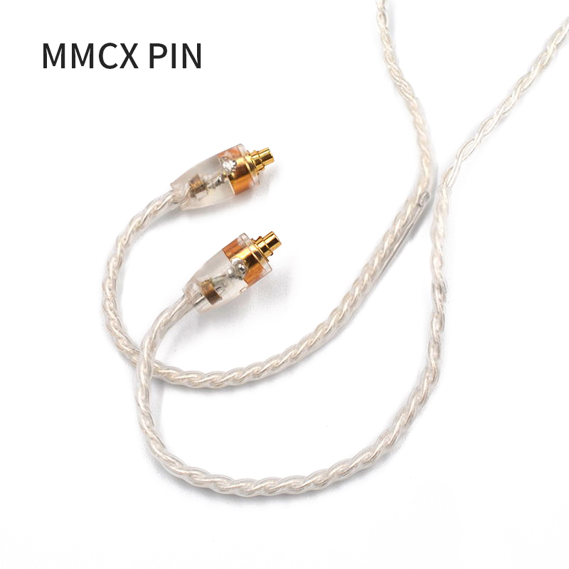 ขาย สาย KZ Lightning สายหูฟังชุบเงินถัก 100 แกน รองรับ MFI แท้