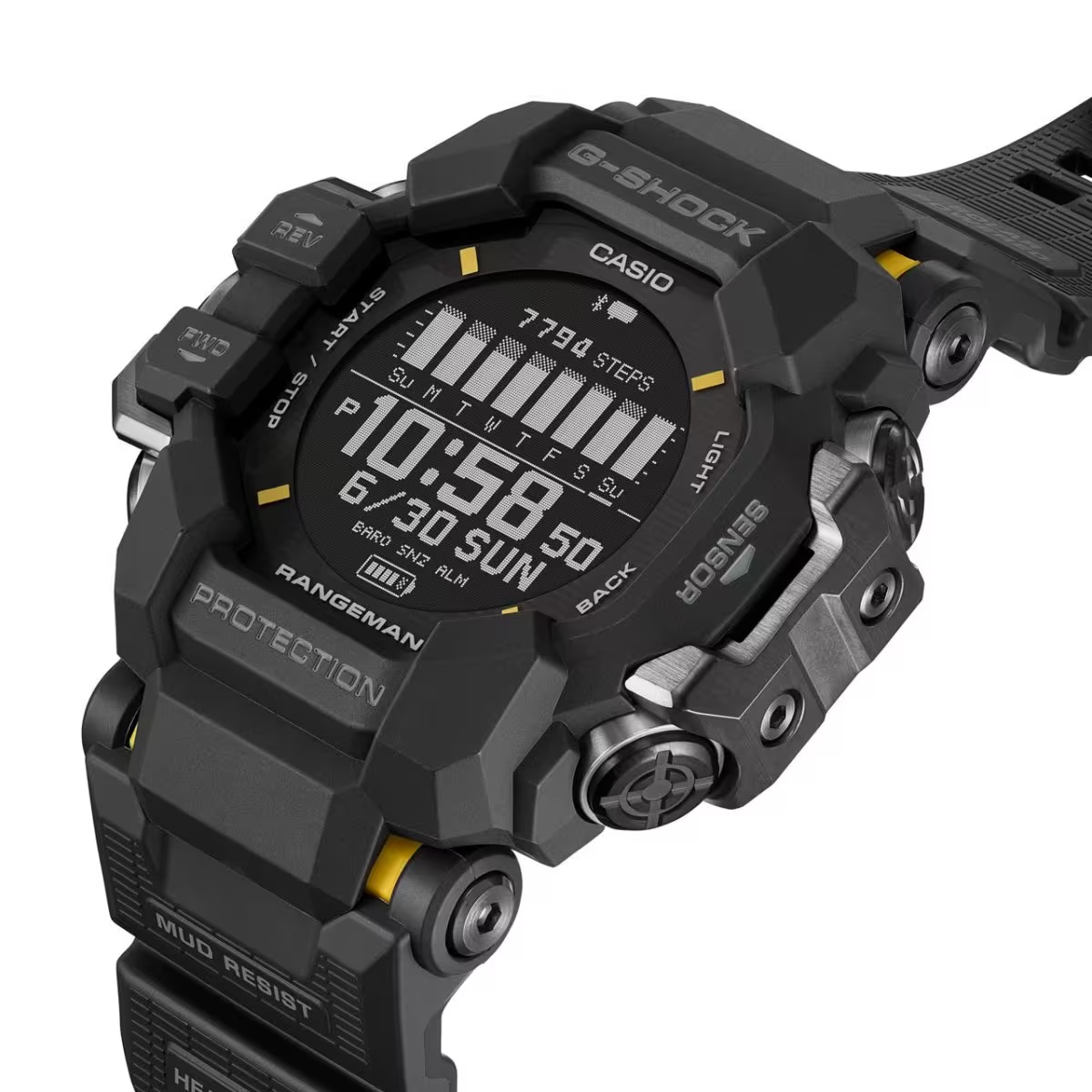 นาฬิกา Casio G-Shock RANGEMAN Heart Rate Monitor GPR-H1000 series รุ่น GPR-H1000-1 ของแท้ รับประกัน1ปี