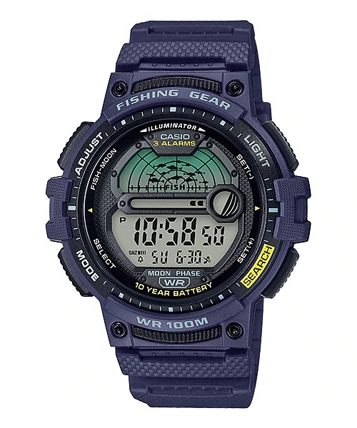 นาฬิกา คาสิโอ Casio OUTGEAR FISHING GEAR รุ่น WS-1200H-2AV ของแท้ รับประกัน1ปี