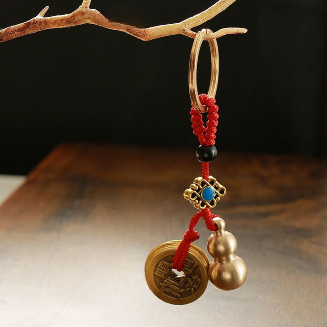 พวงกุญแจน้ำเต้ามงคลดูดทรัพย์