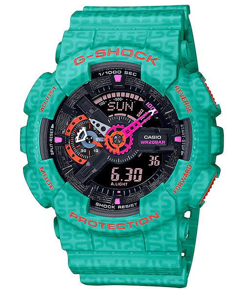 นาฬิกา Casio G-SHOCK Limited 3ก๊ก - The Five Tiger Generals series รุ่น GA-110SGG-3A "กวนอู" ของแท้ รับประกัน1ปี