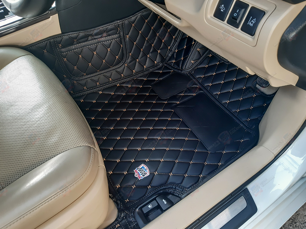 พรมปูพื้นรถยนต์ 6D รถ TOYOTA CAMRY ปี 2012-2018 พรมรถยนต์ชุดภายในห้องโดยสาร จำนวน 3 ชิ้น