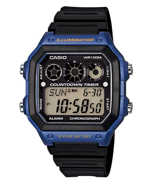 นาฬิกา คาสิโอ Casio 10 YEAR BATTERY รุ่น AE-1300WH-2AV