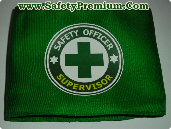 ปลอกแขน SAFETY สกรีนเฟล็กส์ (Image Flex หรือ flex sticker )